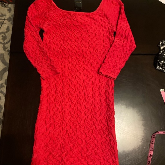 Bebe Smocked Sheath Dress NWT - Picture 3 of 11